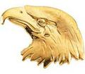 14k Gold American Eagle Lapel Pin