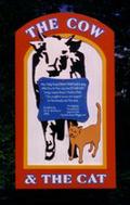 The Cow and the Cat Sign