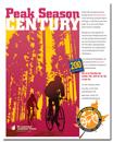 Peak Season Century Ride ad