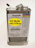 0552-007 Qt. S-22 Yellow Stencil Ink for Porous and Non-Porous Surfaces