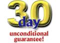 30 day 100% satisfaction guarantee
