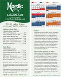 Nordic Lodge - 2014 Printable Rate Card
