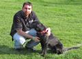 Anthony Cara, Dog Trainer, Action Termite and Pest Control along with Cassie the Bed Bug Dog.