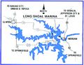 Map to Long Shoal Marina
