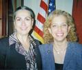 Lulu Flores & Congresswoman Debbie Wasserman Shultz