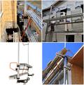 PowerPole material lift powered scaffolding system