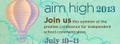 Register now for Aim High 2013