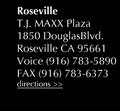 Roseville: 1850 Douglas Blvd. Roseville CA, 95661 (916) 783-5890