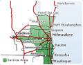 Areas Served - Southeast Wisconsin and Northeastern Illinois
