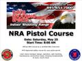 NRA Pistol Class