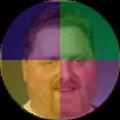 Jon Warhol-ed 240 pixel circle