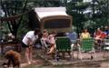 Campers enjoy the fellowship and outdoor activities at the campground