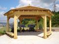 Open Gazebo with Benches