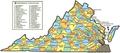 Virginia State Map 