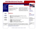AAA Manufactured Homes's Website