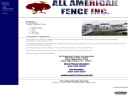 All American Fence Contracting's Website