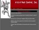 A & A Pest Control's Website