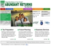 Abundant Returns Tax Service's Website