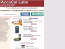 AccuCal Labs's Website