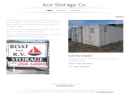 Ace Storage Container Rentals's Website