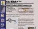 A C Horn & Co's Website