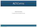 ACI Capital Co's Website