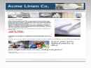 Acme Linen Co Inc's Website