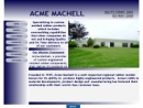 Acme Machell Co's Website