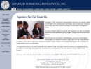 ADVANCED COMMUNICATION SERVICES INC's Website