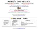 Action Locksmiths's Website