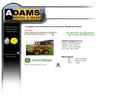 Adams Rental & Sales's Website