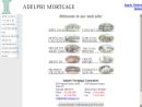 Adelphi Mortgage's Website