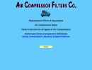 AIR COMPRESSOR FILTERS CO's Website