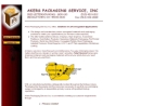 Akers Packaging Service Group's Website