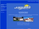 All Weather Roofing Co.'s Website
