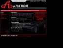 Alpha Audio's Website