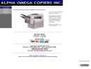 Alpha-Omega Copiers Inc's Website