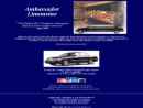 Ambassador Limousine's Website