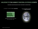 AMBIENT CONTROL SYSTEMS, INC.'s Website