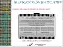 Antonini Radiator; Inc's Website