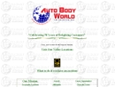 Auto Body World's Website