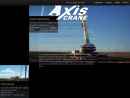 Axis Crane LLC's Website