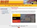 Balado National Tires Inc's Website