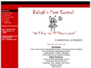 Balogh's Pest Control's Website