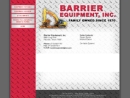 Barrier Equipment Inc's Website