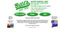 Bill's Auto Parts Tolland Inc's Website