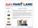Bob's Paint Land's Website