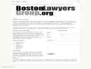 Boston Lawyers Group's Website