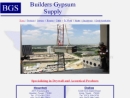 Builders Gypsum Supply Co's Website