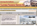 CALIFORNIA HAZARDOUS SERVICES, INC's Website